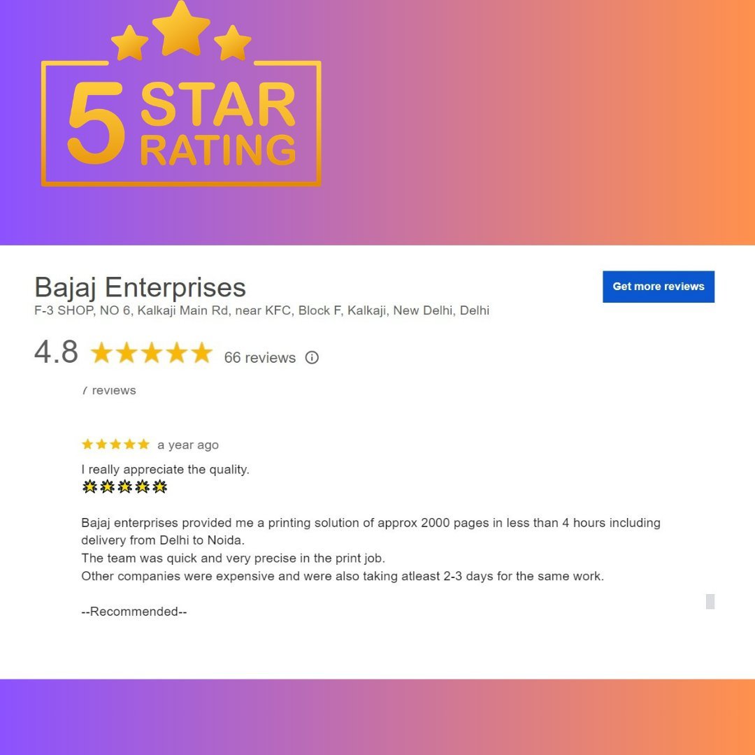 Google reviews
