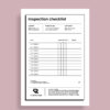 Checklist Printing a4