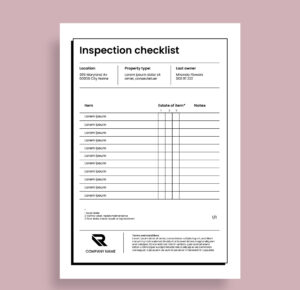 Checklist Printing a4